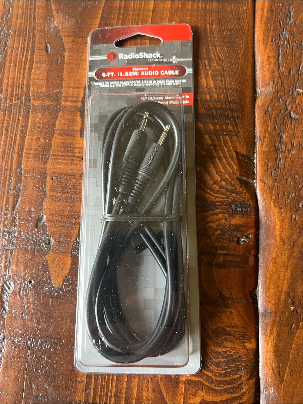 Radio Shack 6ft Audio Cable New